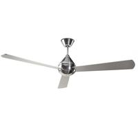 Energy-saving ceiling fan TUPAI DC Nickel with remote
