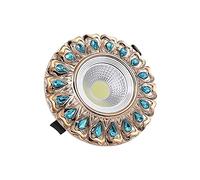 Energy-Saving Eye Protection Spotlight Efficient Heat Dissipation ted Ultra-Thin Downlight Super Bright Embedded Ceiling Lamp European Elegant Decorative LED Down,White Light_7W