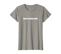 Energy Saving Mode T-Shirt, Women, Slate, M