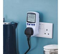 Energy Saving Monitor With Lcd Display & Overload Protection - Measures Plug-In Household Appliances Electricity Usage & Cost