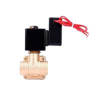 Energy Saving Pilot Operated High Pressure Normally Closed Brass Solenoid Valve 24 Hours Energize Not Fever 220V 24V 12V(G-24VDC,0927700)