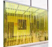 Energy-Saving PVC Strip Curtain Kit 1.8x2M - Durable Flexible Industrial Door for Home & Business Easy Installation Perfect for Temperature Control Insect Barrier Energy Efficiency