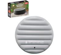 Energy Saving Spa Cover Inflatable Lid Protective Rain Overflow Heat Insulator Technology Round Bladder Fits All 4 Person Round Hot Tubs Up to 140cm, Grey