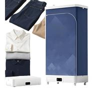 Energy Saving Travel Clothes Dryer Large Capacity With Touch Control, Perfect For Dorms Small Spaces, 1300w Foldable Garment Dryer, 3D Hot Air Circulation 65°C Gentle Drying