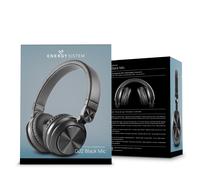 Energy Sistem DJ2 Black DJ Headphones 180º Rotating Ear Cups Detachable Cable