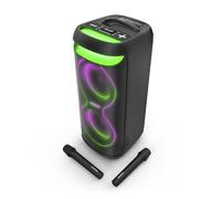 Energy Sistem Karaoke Party Speaker - Portable Speaker.Bluetooth-150W-MP3 Player- LED Lights- 2 Wireless Microphones-6 Hours of Battery