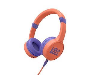 Energy Sistem LOL&Roll Pop Kids Headphones (Music Share, Detachable Audio Cable, Maximum Volume 85 dBs, Microphone) - Orange