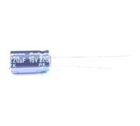 Energy storage elements 20 Pcs Aluminum Electrolytic Capacitor Dip 220uF±20% 16V Radial Lead, 6.3x11mm 16PK220MEFC 6.3 * 11