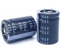Energy storage elements Capacitor kit 1Pcs 390UF 400V Aluminum electrolytic Capacitor 400V 390UF 30 * 40mm capacitors