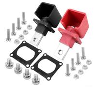 Energy Storage Terminal Block, 300A T-Type Connector for Lithium Batteries and Renewable Energy Systems, Flame-Resistant PA66 Shell(C)