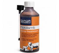 Energy Supplement for Pregnant Ewes 450ml | Fast-Acting Support for Twin Lamb Disease & Ketosis | High Energy Liquid with Vitamins & Trace Elements | OptiLamb by VetSet