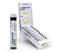 Energybody® L-Carnitine Liquid Plus for Fat Burner Workout - 20 x 30 ml - L Carnitine Liquid with Choline & Guarana / Dietary Supplement for Normal Fat Metabolism