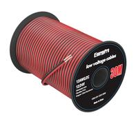 EnergyPro 12AWG 3.3mm² Electrical Wire 30m (15 Red + 15 Black) - 12V/24V DC Hookup Cable, CCA Stranded Low Voltage Wire for LED Strip, Automotive, Boat, Solar Panel
