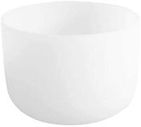 ENERGYSOUND 432 Hz Perfect Pitch C Root Chakra 4th Octave Frosted Quartz Crystal Singing Bowl 10 inch (25 cm) mallet& O-ring included