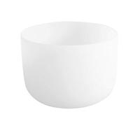 ENERGYSOUND 432Hz Perfect Pitch G Throat Chakra Frosted Quartz Crystal Singing Bowl 10 inch (25 cm) Mallet&O-ring included
