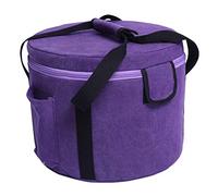 ENERGYSOUND Heavy Duty Canvas Carrier Case For Quartz Crystal Singing Bowl 12 inch (30 cm)-Purple Color