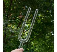 ENERGYSOUND Quartz Crystal Tuning Forks D Sexual Chakra Perfect Healing Musical Instrument Diametre 25mm___ Sound Healing & Yoga Meditation