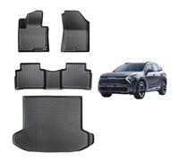 EnergyyWing Custom Fit All-Weather Floor Mats & Cargo Liner Set for 2023-2024 Kia Sportage - EX, LX, SX Prestige, X-Pro Prestige, X-Line, X-Pro Models - Durable, Non-Slip, Heavy-Duty Protection