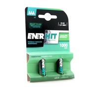 ENERHIT RECARG.HR03 1000mAh.BL.2 Battery: Powerful and efficient, ideal for high demand devices. 1000mAh rechargeable battery offers long-lasting and reliable performance.