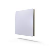Enerj 1 Gang Wireless Kinetic Switch White Body, Installation-Easy, Battery-Free Wall On/Off Switch Outdoor Waterproof IP65 for Lamp Electric Appliance. (Receiver Needs to be Purchased Separately)