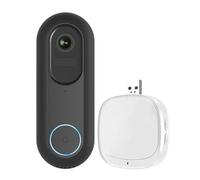 Ener-J Smart 1080P Wired/Wireless Video Doorbell with 5200mah Battery & USB Chim