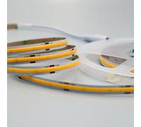 ENERJ 24V COB LED Strip Lights with 320 LEDs/M, 10W/M, 1100lm/M, CRI 90-92, 5m Roll, 6000K, IP65