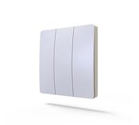 Enerj 3 Gang Wireless Kinetic Switch Dimmable/Non Dimmable (white body)