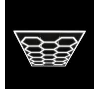 ENERJ 600W LED Hexagon Showroom Light - Hexa-Tube Panel Lighting Kit, 69 Tubes, 6500K LED Panel [Energy Class A]