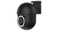 ENERJ Smart WiFi Outdoor Dome Camera Black, Upgraded 2K 3MP HD PTZ Security IP Camera, 360° Coverage 355° Pan 90° Tilt, IP65 Waterproof, Full Colour Night Vision, 2-Way Audio, Works with Alexa