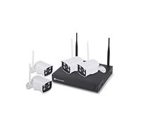 WiFi NVR kit (8ch wireless NVR+4pc wireless camera) 2.0MP-1080P,With ENERJSMART App, UK Plug with CE ENER-J White One Size