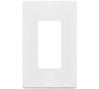 ENERLITES Screwless Decorator Wall Plates Child Safe Outlet Covers, Size 1-Gang 4.68" H x 2.93” L, Unbreakable Polycarbonate Thermoplastic, SI8831-W, Glossy, White