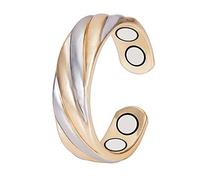 EnerMagiX Magnetic Copper Rings for Women & Men Ultra Strength Magnets 99.95% Solid Pure Copper Adjustable (0949)