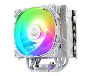 Enermax CPU Cooler 12 cm White, 120mm, 12V, 2.3W, 15dB, 0.07 CFM, Metal, Desktop, Server, 1600 RPM, 4-Pin, 11.25cm, High-Pressure Fan, Quiet, Long-Lasting, Reliable