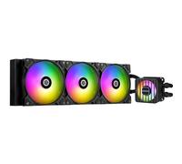 ENERMAX LIQMAXFLO 420mm A-RGB AIO CPU Liquid Cooler - High Performance Pump up to 3000RPM, 38mm Thick Radiator, 60mm VRM Fan, Pressure-Optimized Silent 140mm FDB PWM Fan, Intel LGA1700/AMD AM5 Ready
