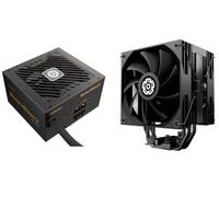 ENERMAX MARBLEBRON II 650 Watt Modular 3.1 ATX Gaming Power Supply 80PLUS Bronze & ETS-T41D CPU Cooler Digital Status Display Bundle; EMB650-T41D
