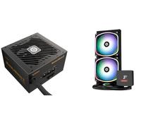 ENERMAX Marblebron II 850 Watt modular 3.1 ATX Gaming power supply 80PLUS Bronze & AQUAFUSION II 240mm ARGB CPU water cooling with digital display bundle; EMB850-AQFA240
