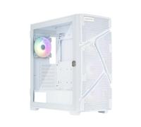 ENERMAX MarbleShell Mesh MS31, ARGB Compact Value Mid-Tower Gaming PC Case, High Airflow, E-ATX, ATX M/B, Tempered Glass, 4x ARGB 120mm PWM Fan Included, 2x USB3.0 & USB3.2 Type C, 420mm AIO, White