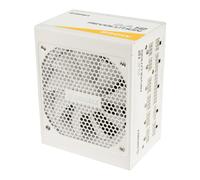 ENERMAX Revolution D.F. 12 ATX3.1 PCI-e 5.1 Ultra-compact 850W 80Plus Gold Snow White power supply (fully modular, 50% semi-fanless, 12V-2x6); ETV850G-W, white
