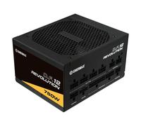 ENERMAX Revolution D.F. 12 ATX3.1 PCI-e 5.1 ultra-compact power supply 750W 80Plus Gold (full modular, 50% semi-fanless, 12V-2x6); ETV750G, black