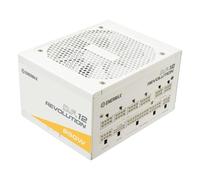 ENERMAX Revolution D.F. 12 ATX3.1 PCI-e 5.1 Ultra-compact 850W 80Plus Gold Snow White power supply (fully modular, 50% semi-fanless, 12V-2x6); ETV850G-W, white