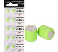 Enerpe 10-Pack 3AG4 / 3LR626 / 3x377 Replacement Batteries 4.5V for All Laser Training Cartridges