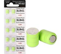 Enerpe Pack of 10 3AG3 / 3LR41 / 3x392 Replacement Batteries 4.5 V for All Bore Vision Laser Cartridges