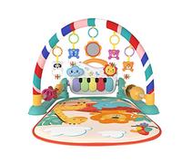 Eners Baby Gyms Play Mats Musical Activity Center Baby Piano Gym Mat Tummy Time Padded Mat for Newborn Toddler Infants (Green 1)