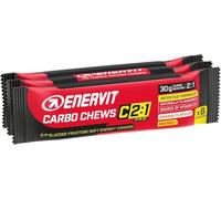 Enervit C2:1PRO Carbo Chews, Orange (Orange, 3 x 34 gram Bars)