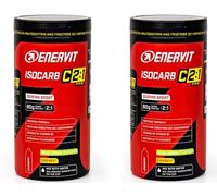 Enervit IsoCarb C2:1PRO Isotonic Drink Powder, Mild Lemon, 2 x 650g Tubs