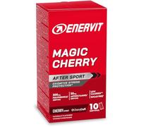 Enervit Magic Cherry, Supplement with Black Cherry Extract, Antioxidant, Ideal After Intense Efforts, for Muscle Recovery, 300 mg Polyphenols, 50 mg Anthocyanins, Sugar Free, Vegan, 10 Sachets