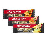 Enervit Sport Competition Bar Energy Bar 3 x 30 g - Banana-Vanilla/Apricot/Orange