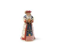 ENESCO 4022916 Wesolych Swiat Polish Santa Claus, resin, 18 CM