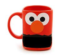 Enesco 6001064 Our Name is Mud “Elmo” Sesame Street Mug with Cookie Slot, Stoneware, Red
