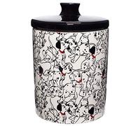 Enesco Disney Ceramics 101 Dalmatians Treat Canister Cookie Jar, 7.25 Inch, Multicolor